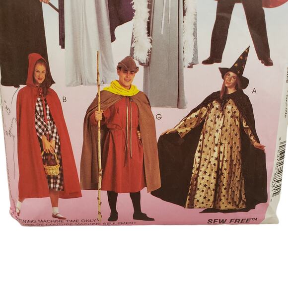 Vintage Sewing McCalls Costume Halloween Costume Sewing Patterns Easy 2 Hour - Picture 3 of 6